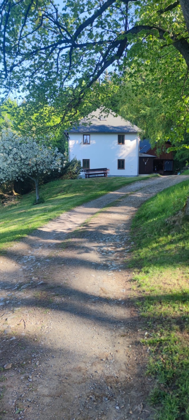 Příjezd k hájence